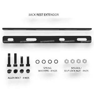 Soportes de extensión extensor de respaldo compatibles con Royal Enfield Meteor 350 cc - Imagen 1 de 10
