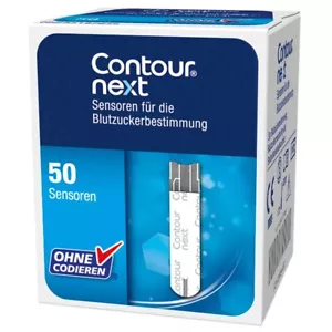 Contour Next Test strips for Diabetic (50 strips) Blood Glucose EXP:05/2025 - Picture 1 of 1