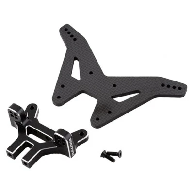 Juego de torre trasera Exotek fibra de carbono HD 4 mm de grosor (negro) para TLR 22S Drag EXO2056 Foto 1 de 3