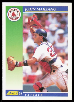 1992 Score 539 John Marzano Boston Red Sox - Image 1 of 2