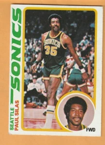 Paul Silas Seattle Supersonics 1978-79 Topps #94 Creighton Bluejays - Picture 1 of 2