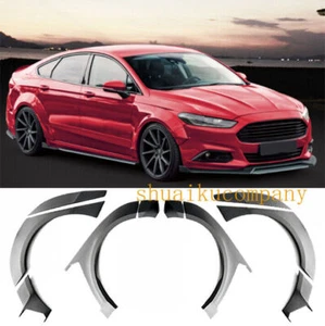 Primer Wide body Fender Flare Kit Wheel Arch Cover Trim For Ford Fusion 2014-18 - Bild 1 von 11
