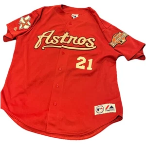 Andy Pettitte 2004 Houston Astros Alternate Red Men's Jersey w/ All Star Patch - Picture 1 of 2