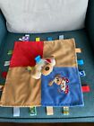 Taggies Signature Mary Meyer Puppy Dog Baby Security Blanket Satin 1EUC 