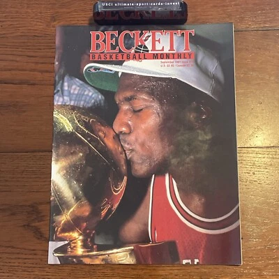 🇺🇸🏀SEPTEMBER 1991 BECKETT BASKETBALL ISSUE #14 MICHAEL JORDAN**rare**📈 - Immagine 1 di 4