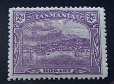 ACSC T47~SG 259c - 1911 2d Bright Violet Stamp MH Comp Perf  12.4 & 11 - 624