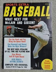 VINTAGE SPORTS EXTRA ~ BASEBALL MAGAZIN FRÜHLING 1969 ~ MLB ~ YANKEES, CUBS, BOSOX, YAZ - Bild 1 von 5