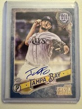 JACOB  FARIA 2018 Topps Gypsy Queen On Card Auto Autograph Tampa  Rays /150
