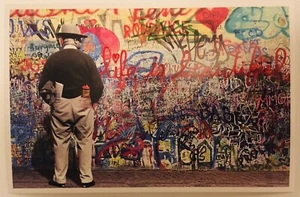 MR. BRAINWASH Art Show Card Print Handbill Postcard 2008 BANKSY SHEPARD FAIREY - Picture 1 of 2