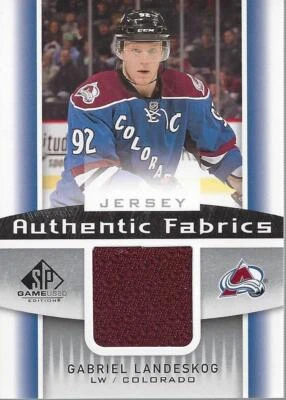 2013-14 SP Game Used Authentic Fabrics #AFGL Gabriel Landeskog D Jersey - NM-MT - Image 1 of 2