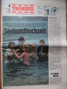 TROMMEL 6 - 1984 B Seehundhochzeit DDR Harry Belafonte Andropow Kakteen Olympia - Picture 1 of 1