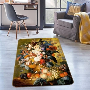 3D Blumen Früchte 751 rutschfester Teppich Matte Zimmermatte Elegant Foto Teppich Kokosnuss - Bild 1 von 4