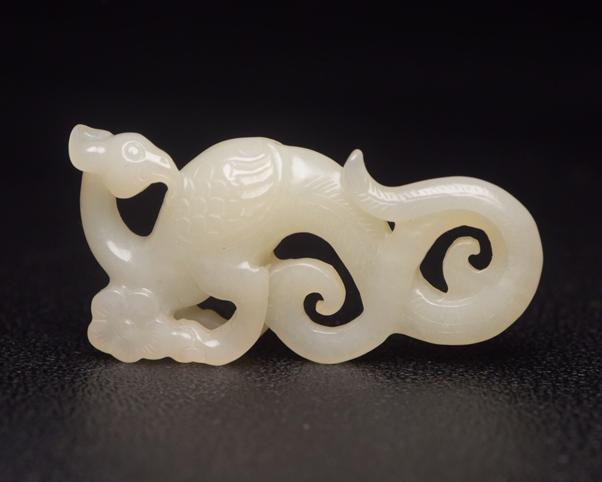 鸟凤凰玉中国风雕像、雕像| eBay