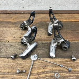 Vintage Shimano Deore LX BR-M565 Brake Caliper Set Cantilever MTB Black  90s A4 - Picture 1 of 11