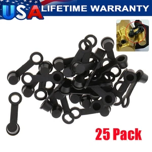 (25 Pack Brake Bleeder Screw Caps Grease Zerk Fitting Cap Rubber Dust Cover - Imagen 1 de 9