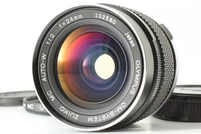 [Exc+5] Olympus OM-SYSTEM Zuiko Auto-W 24mm f2 Wide ANgle MF Lens From JAPAN - Image 1 of 4
