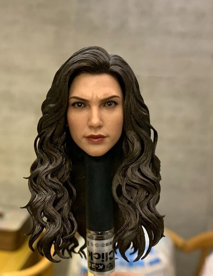 Cabeza esculpida genuina HotToys 1/6 MMS584 Wonder Woman Gal Gadot Foto 1 de 1
