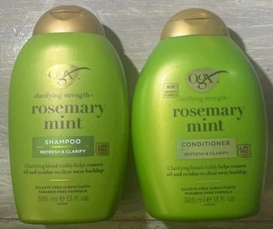 OGX Clarifying Strength + Rosemary Mint Refresh Shampoo & Conditioner 13oz - Picture 1 of 3