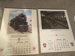 1988 & 1989 PRR Großformat Poster 12 Monatskalender - Bild 1 von 1
