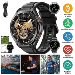 GT4 Pro Wasserdichte Smartwatch NFC GPS Tracker Bluetooth Anruf Männer Frauen - Bild 1 von 16