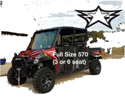 2024 Polaris Ranger Full-Size 570 2.5" Lift Kit, MARSHALL MOTOART, Easy Install - Image 1 of 4