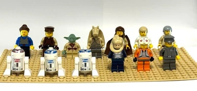 LEGO Star Wars Minifigure Lot of 16 incl C-3PO parts missing Qui-Gon Hoth - Image 1 of 4