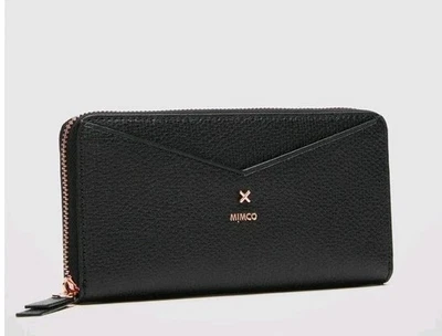 Mimco D-vine Large Wallet in Black Rose Gold RRP: $199 - Image 1 of 4