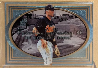 1999 EX Century FAVORITES FOR FENWAY #9 Cal Ripken Jr HOF RARE ACETATE INSERT - Image 1 of 2