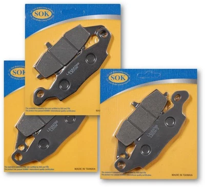 Pastillas de freno delanteras y traseras aptas para KAWASAKI Vulcan 1500 Nomad 2001-2004 VN1500 Foto 1 de 2