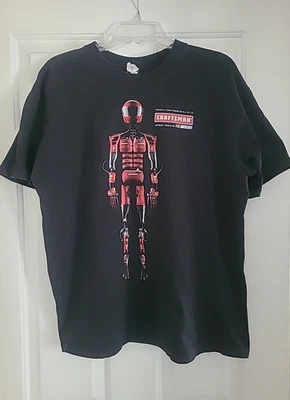 Camiseta Craftsman Official Tools of NASCAR Robot tamanho adulto grande - Imagem 1 de 4