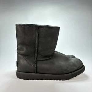 UGG Kids Classic II Weather Short Boots Black Model 1019646K Kids Girls Size 6 - Picture 1 of 10