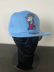 Ole Miss Mississippi Rebels Light Blue Adult Size Adjustable Snapback Hat Cap - Picture 1 of 9