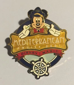 Disney pin Mediterranean Cruise 2007 Logo - Mickey - Picture 1 of 3