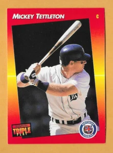MICKEY TETTLETON DETROIT TIGERS #44 - DONRUSS TRIPLE PLAY NM-MT 1992 - Picture 1 of 2