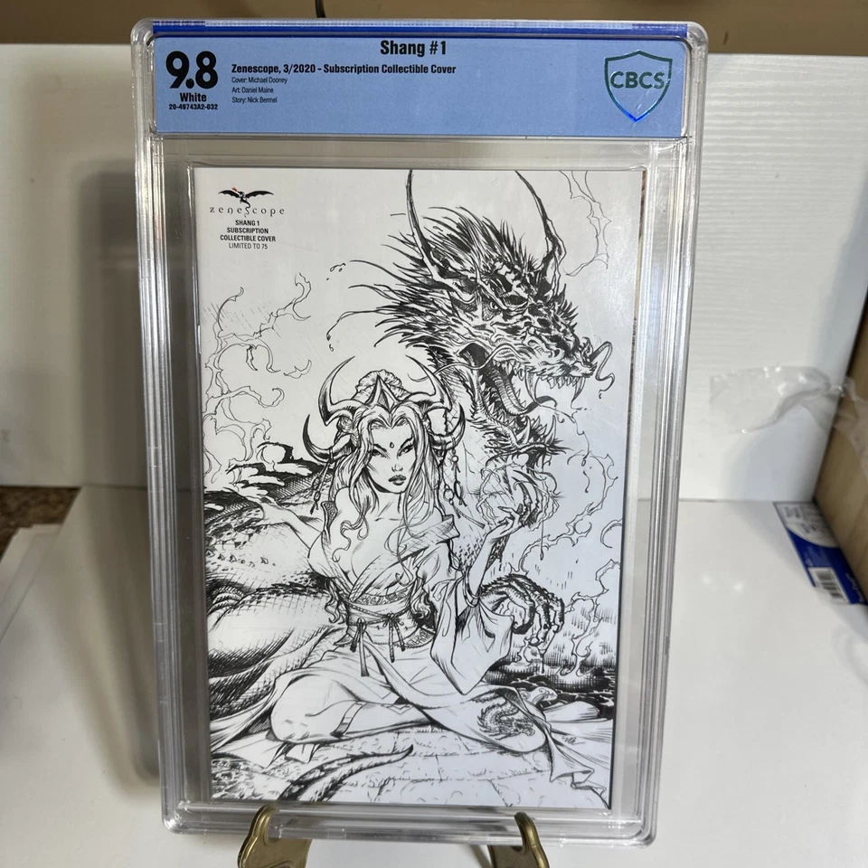 Shang #1 Zenescope Subscription Collectible Cover CBCS 9.8 White LE 75 A9 - Image 1 of 4