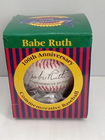 Babe Ruth 100th Anniversary Commemorative Baseball New York Yankees COA NEW Cover