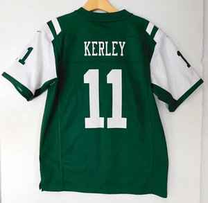 NEW YORK JETS Jeremy KERLEY #11 JERSEY NIKE Green NFL Football YOUTH LARGE 14-16 - Picture 1 of 8