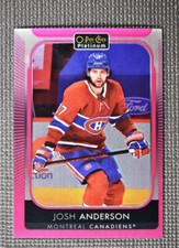 2021-22 O-Pee-Chee OPC Platinum Base Matte Pink #106 Josh Anderson