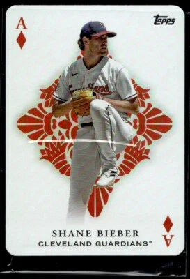 2023 Topps All Aces Shane Bieber Cleveland Guardians #AA-15 - Image 1 of 2