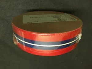 Großhandel Rolle Bahrain Militär rot, blau und weiß Medaille Band 38 mm x 25 m - Bild 1 von 2