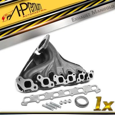 Exhaust Manifold w/Gasket Kit for GMC Envoy XUV Buick 04-05 Chevrolet Isuzu Saab Foto 1 de 4