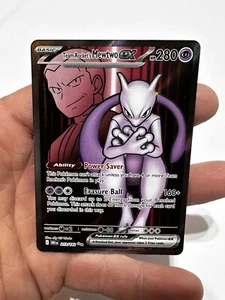🚀 Team Rocket's Mewtwo ex 213/182 Sv10: Destined Rivals Pokémon TCG Holo NM/M - Picture 1 of 5