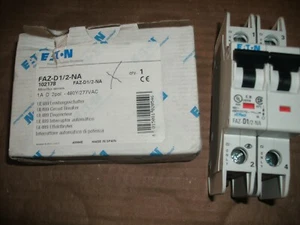 EATON MOELLER FAZ-D1/2-NA  1A 2P 277/480 CIRCUIT BREAKER - Picture 1 of 1