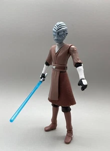 Custom Star Wars 3.75in The Clone Wars Halsey Figure fisto kit yoda windu mace - Picture 1 of 3