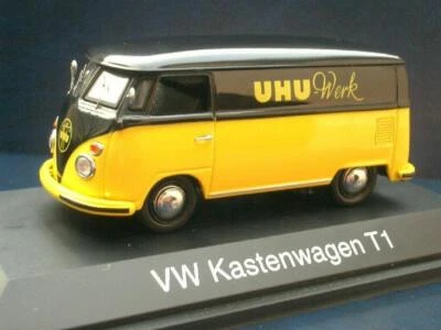 Volkswagen VW T1 Bus Transporter Uhu Model Car Schuco IN 1:43 New 02575 - Image 1 of 2