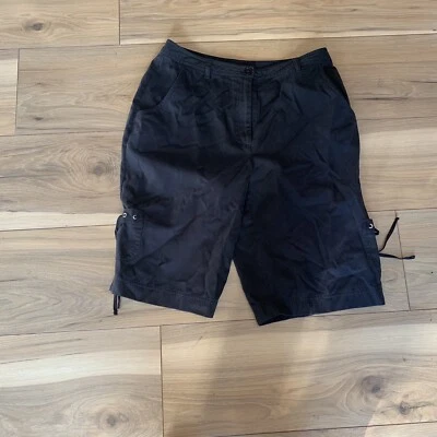 Pantalones cortos Studio Works para mujer 10 Petite 10P piernas fruncidas Foto 1 de 4