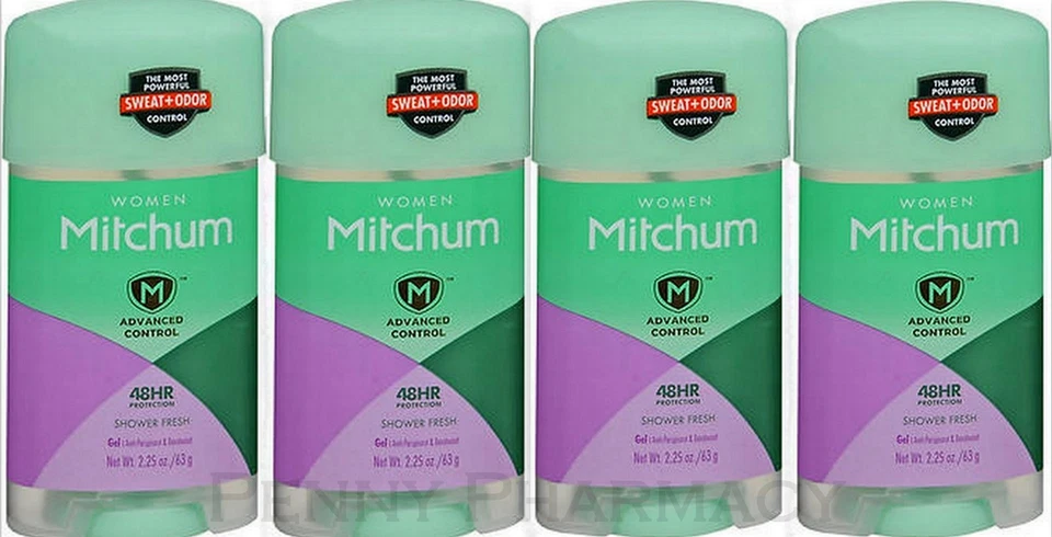 Mitchum Women Antiperspirant Deodorant SHOWER FRESH GEL 2.25oz ( 4 pack ) / - Image 1 of 1