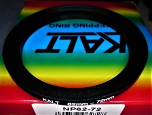 KALT Trittring Metall 62-72 mm 62 mm Objektiv auf 72 mm Filter NEU! - Bild 1 von 1