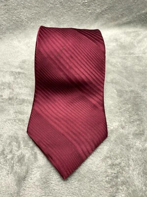 Corbata corbata RUFFINI Gianfranco Italia para hombre vino tinto 100 seda ancho clásico trabajo Foto 1 de 4