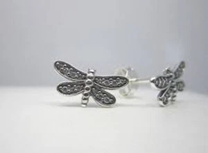 AUTENTICI Orecchini Pandora Argento Petite Libellula 290574CZ Ritirati - Foto 1 di 2